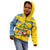 Sweden Christmas Kid Hoodie with Santa Lucia Girl Midsummer Pole Swedish Flag and Nordic Pattern Design - Wonder Print Shop