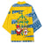 Sweden Christmas Kimono with Santa Lucia Girl Midsummer Pole Swedish Flag and Nordic Pattern Design - Wonder Print Shop