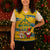 Sweden Christmas Knitted V-Neck Vest with Santa Lucia Girl Midsummer Pole Swedish Flag and Nordic Pattern Design - Wonder Print Shop