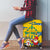 Sweden Christmas Luggage Cover with Santa Lucia Girl Midsummer Pole Swedish Flag and Nordic Pattern Design - Wonder Print Shop