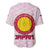 Japan Christmas Baseball Jersey with Sleeping Polar Bear Pine Trees and Chrysanthemum Crest Pattern - Wonder Print Shop