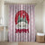 Japan Christmas Bathroom Set with Sleeping Polar Bear Pine Trees and Chrysanthemum Crest Pattern - Wonder Print Shop