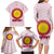 Japan Christmas Family Matching Long Sleeve Bodycon Dress and Hawaiian Shirt with Sleeping Polar Bear Pine Trees and Chrysanthemum Crest Pattern - Wonder Print Shop