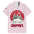 Japan Christmas Family Matching Mermaid Dress and Hawaiian Shirt with Sleeping Polar Bear Pine Trees and Chrysanthemum Crest Pattern - Wonder Print Shop
