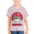 Japan Christmas Family Matching Off The Shoulder Long Sleeve Dress and Hawaiian Shirt with Sleeping Polar Bear Pine Trees and Chrysanthemum Crest Pattern - Wonder Print Shop