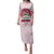 Japan Christmas Family Matching Puletasi and Hawaiian Shirt with Sleeping Polar Bear Pine Trees and Chrysanthemum Crest Pattern - Wonder Print Shop