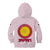 Japan Christmas Kid Hoodie with Sleeping Polar Bear Pine Trees and Chrysanthemum Crest Pattern - Wonder Print Shop