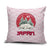 Japan Christmas Pillow Cover with Sleeping Polar Bear Pine Trees and Chrysanthemum Crest Pattern - Wonder Print Shop