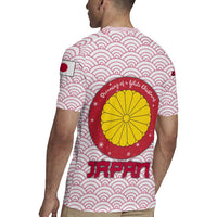 Japan Christmas Rugby Jersey with Sleeping Polar Bear Pine Trees and Chrysanthemum Crest Pattern - Wonder Print Shop