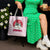 Japan Christmas Tote Bag with Sleeping Polar Bear Pine Trees and Chrysanthemum Crest Pattern - Wonder Print Shop
