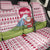Japan Christmas Back Car Seat Cover with Santa Mount Fuji Rising Sun and Festive Pattern Design - Wonder Print Shop