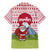 Japan Christmas Family Matching Mermaid Dress and Hawaiian Shirt with Santa Mount Fuji Rising Sun and Festive Pattern Design - Wonder Print Shop