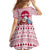 Japan Christmas Family Matching Off Shoulder Maxi Dress and Hawaiian Shirt with Santa Mount Fuji Rising Sun and Festive Pattern Design - Wonder Print Shop