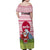 Japan Christmas Family Matching Off Shoulder Maxi Dress and Hawaiian Shirt with Santa Mount Fuji Rising Sun and Festive Pattern Design - Wonder Print Shop