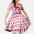 Japan Christmas Family Matching Summer Maxi Dress and Hawaiian Shirt with Santa Mount Fuji Rising Sun and Festive Pattern Design - Wonder Print Shop