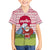 Japan Christmas Family Matching Summer Maxi Dress and Hawaiian Shirt with Santa Mount Fuji Rising Sun and Festive Pattern Design - Wonder Print Shop