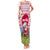 Japan Christmas Family Matching Tank Maxi Dress and Hawaiian Shirt with Santa Mount Fuji Rising Sun and Festive Pattern Design - Wonder Print Shop