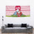 Japan Christmas Tapestry with Santa Mount Fuji Rising Sun and Festive Pattern Design - Wonder Print Shop