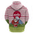 Japan Christmas Zip Hoodie with Santa Mount Fuji Rising Sun and Festive Pattern Design - Wonder Print Shop