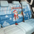 Christmas Fishing Back Car Seat Cover with Santa Claus Reindeer Iceberg and Merry Fishmas Design - Wonder Print Shop