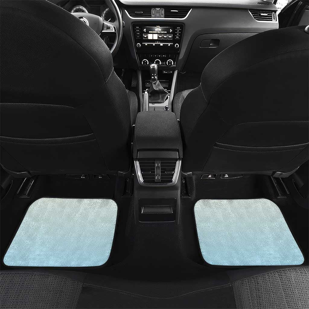 Christmas Fishing Car Mats with Santa Claus Reindeer Iceberg and Merry Fishmas Design - Wonder Print Shop