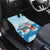 Christmas Fishing Car Mats with Santa Claus Reindeer Iceberg and Merry Fishmas Design - Wonder Print Shop