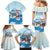 Christmas Fishing Family Matching Mermaid Dress and Hawaiian Shirt with Santa Claus Reindeer Iceberg and Merry Fishmas Design - Wonder Print Shop