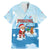 Christmas Fishing Family Matching Mermaid Dress and Hawaiian Shirt with Santa Claus Reindeer Iceberg and Merry Fishmas Design - Wonder Print Shop