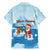 Christmas Fishing Family Matching Mermaid Dress and Hawaiian Shirt with Santa Claus Reindeer Iceberg and Merry Fishmas Design - Wonder Print Shop