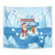 Christmas Fishing Tapestry with Santa Claus Reindeer Iceberg and Merry Fishmas Design - Wonder Print Shop