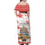 Christmas Fishing Family Matching Off Shoulder Maxi Dress and Hawaiian Shirt with Santa Claus Fish Tree and Red Snowflake Pattern - Wonder Print Shop