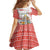 Christmas Fishing Family Matching Summer Maxi Dress and Hawaiian Shirt with Santa Claus Fish Tree and Red Snowflake Pattern - Wonder Print Shop