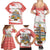 Christmas Fishing Family Matching Summer Maxi Dress and Hawaiian Shirt with Santa Claus Fish Tree and Red Snowflake Pattern - Wonder Print Shop