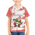 Christmas Fishing Family Matching Summer Maxi Dress and Hawaiian Shirt with Santa Claus Fish Tree and Red Snowflake Pattern - Wonder Print Shop