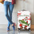 Christmas Fishing Luggage Cover with Santa Claus Fish Tree and Red Snowflake Pattern - Wonder Print Shop