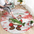 Christmas Fishing Round Carpet with Santa Claus Fish Tree and Red Snowflake Pattern - Wonder Print Shop