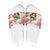 Christmas Fishing Slide Sandals with Santa Claus Fish Tree and Red Snowflake Pattern - Wonder Print Shop
