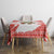 Christmas Fishing Tablecloth with Santa Claus Fish Tree and Red Snowflake Pattern - Wonder Print Shop