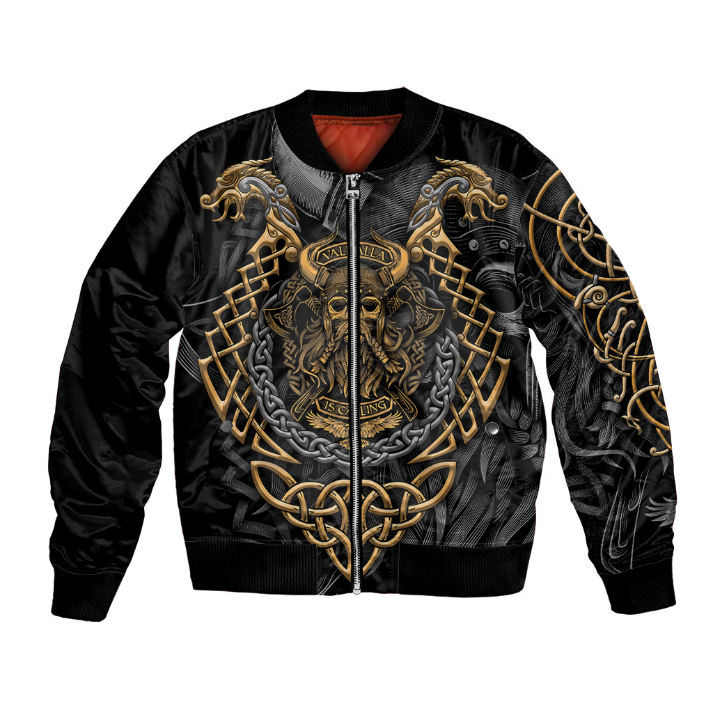 Viking Warrior Tatto Bomber Jacket Valhalla Is Calling - Wonder Print Shop
