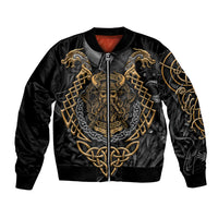 Viking Warrior Tatto Bomber Jacket Valhalla Is Calling - Wonder Print Shop