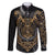 Viking Warrior Tatto Family Matching Summer Maxi Dress and Hawaiian Shirt Valhalla Is Calling - Wonder Print Shop