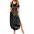 Viking Warrior Tatto Family Matching Summer Maxi Dress and Hawaiian Shirt Valhalla Is Calling - Wonder Print Shop