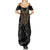 Viking Warrior Tatto Summer Maxi Dress Valhalla Is Calling - Wonder Print Shop