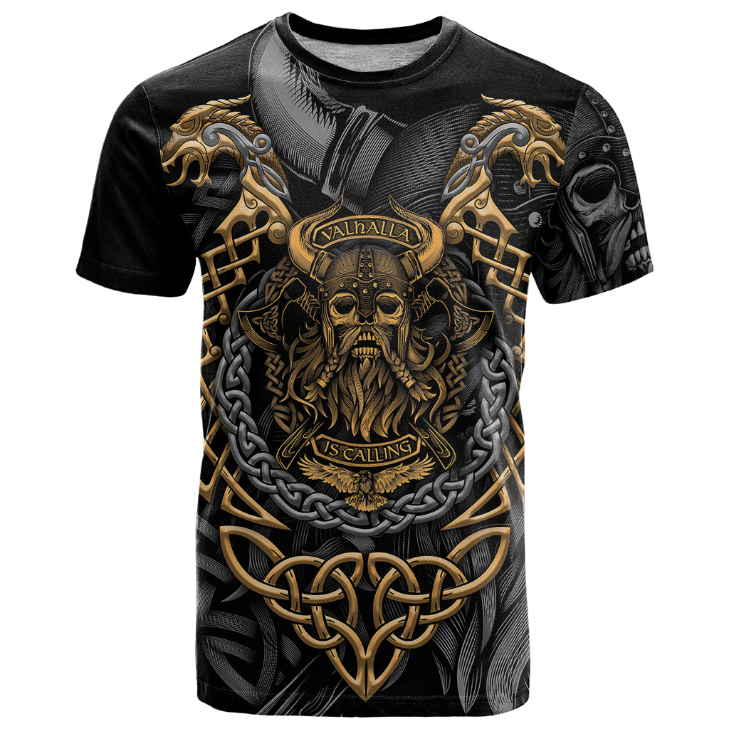 Viking Warrior Tatto T Shirt Valhalla Is Calling - Wonder Print Shop