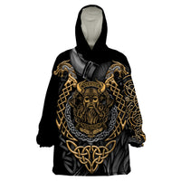 Viking Warrior Tatto Wearable Blanket Hoodie Valhalla Is Calling - Wonder Print Shop