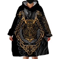 Viking Warrior Tatto Wearable Blanket Hoodie Valhalla Is Calling - Wonder Print Shop