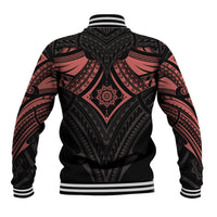 Feminine Polynesian Baseball Jacket Mandala Tattoo Style - Wonder Print Shop