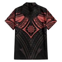 Feminine Polynesian Family Matching Long Sleeve Bodycon Dress and Hawaiian Shirt Mandala Tattoo Style - Wonder Print Shop
