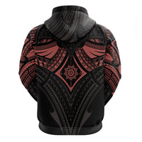 Feminine Polynesian Hoodie Mandala Tattoo Style - Wonder Print Shop