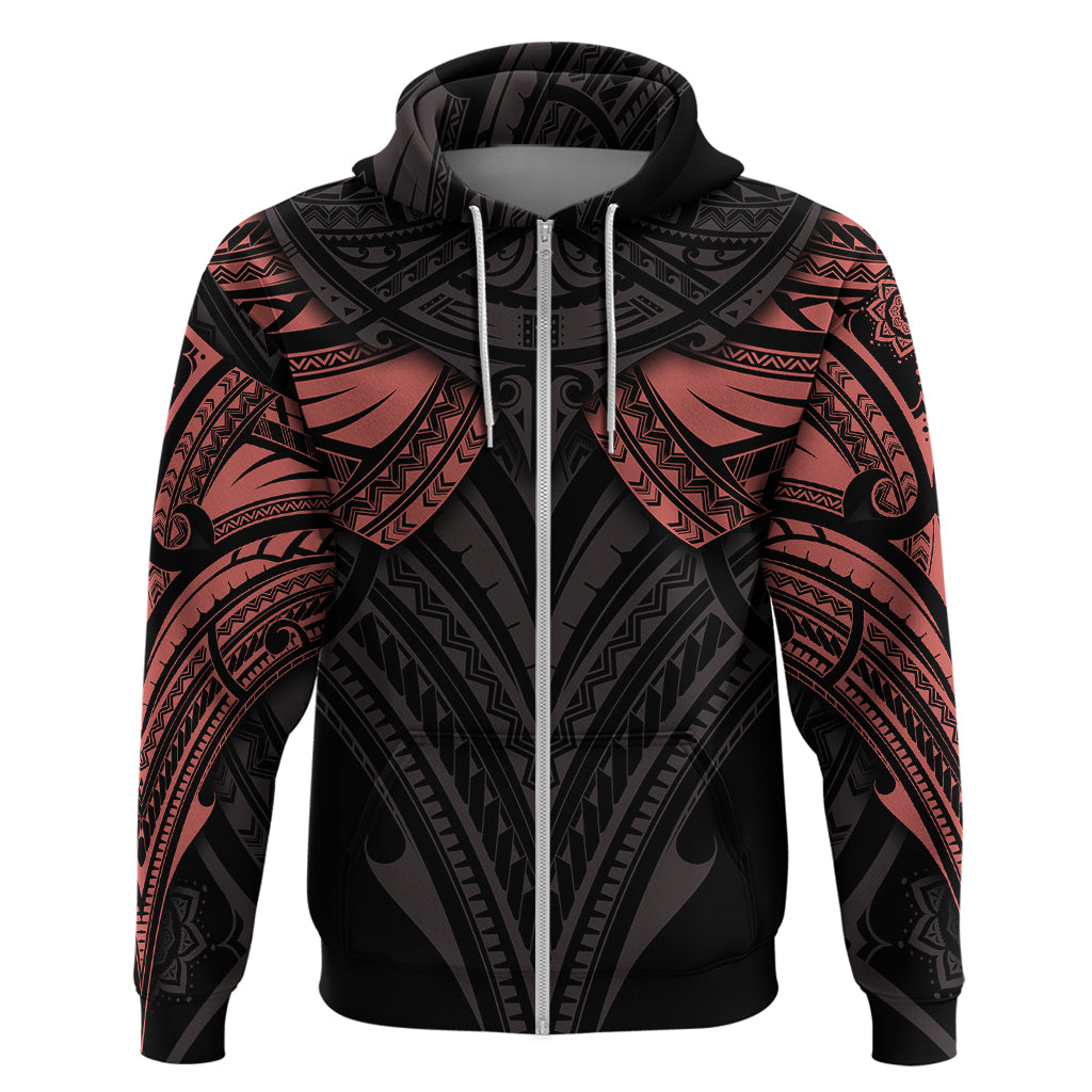 Feminine Polynesian Hoodie Mandala Tattoo Style - Wonder Print Shop
